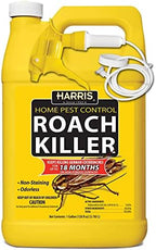 Harris Roach Killer, Liquid Spray with Odorless and Non-Staining 12-Month Extended Residual Kill Formula (Gallon)