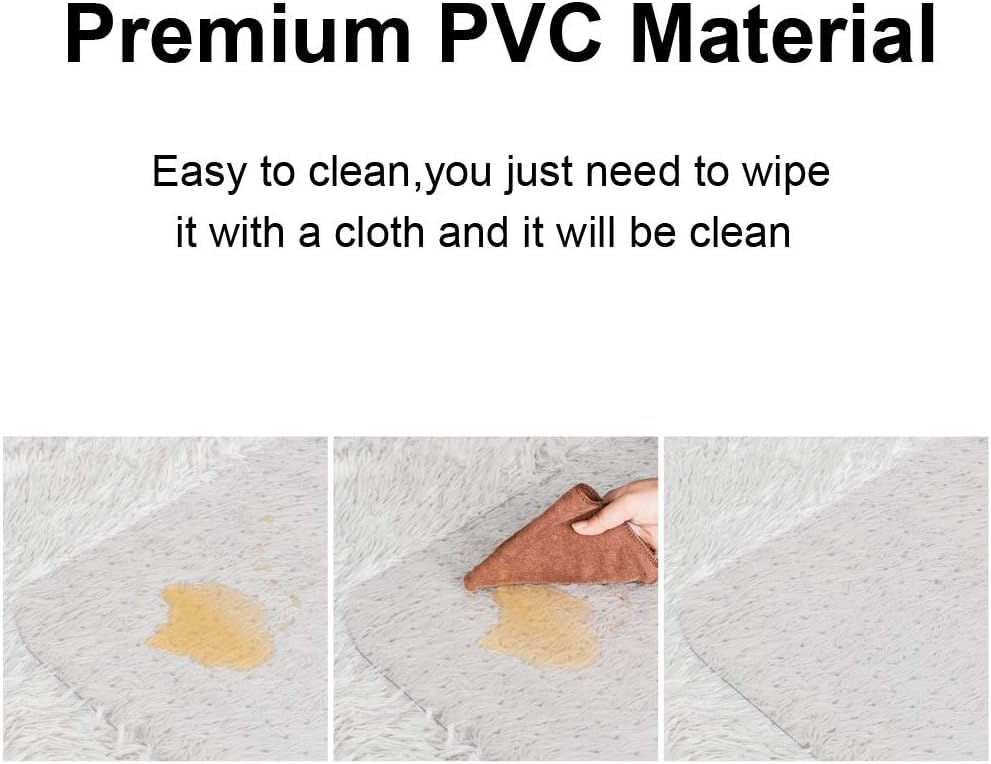 Azadx Office Chair Mat for Carpet Desk Chair Mat for Carpeted Floors Large Floor Mat for Office Chair on Low, Standard and No Pile Carpeted Floors Durable Carpet Protector Mat (45x 53'' Rectangle)