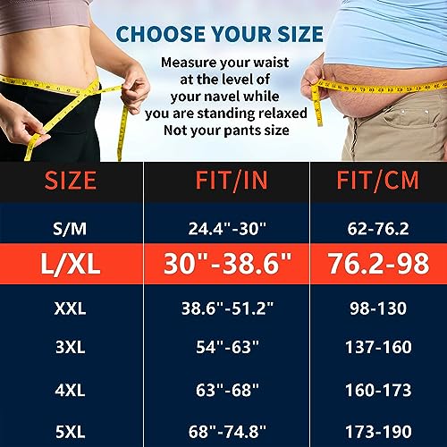 FEATOL Back Brace for Lower Back Pain, Back Support Belt for Women & Men, Breathable Lower Back Brace with Lumbar Pad, Lower Back Pain Relief for Herniated Disc, Sciatica, Large Size/ X Large Size (Waist :30''-38.6'')
