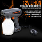 SuperHandy Disinfecting Nano Electrostatic ULV Sprayer Handheld Portable Cordless 34oz Capacity 12V Lithium Ion Powered Sanitizer Disinfectant Odor Eliminator Outdoor Plant Repellent Control