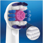Oral-B Genuine 3D White Replacement Toothbrush Heads, Refills for Electric Toothbrush, Polishes to Remove Stains for Whiter Teeth, Pack of 4