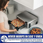 13" × 13" Professional Baking Sheet, Air Fryer Accessories, Replacement Baking Pan for Ninja SP100, SP101, SP1001C, SP201 Foodi Air Fry Oven, Nonstick Sheet Pan for Foodi 8-in-1 Air Fry Oven