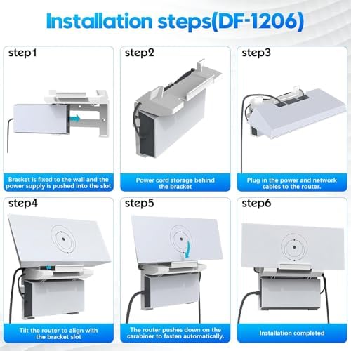 Starlink Gen 3 Mount, Premium 2 in 1 StarLink V3 Kit for Starlink Gen 3 Mesh Router, Space Saving Router Wall Bracket Holder Accessories