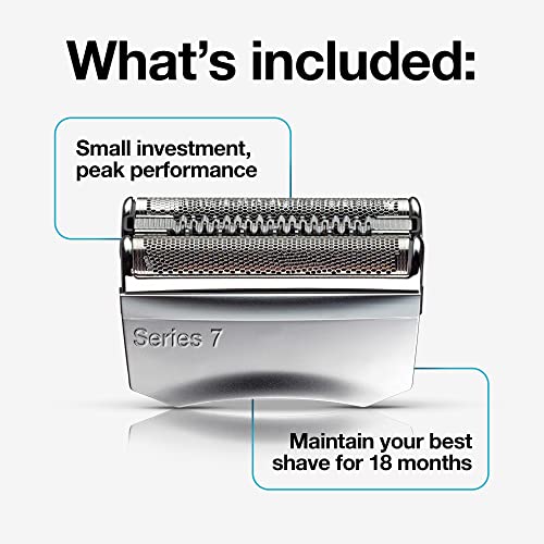 Braun Series 7 70S Electric Shaver Head Replacement Cassette & Braun Clean & Renew Refill Cartridges