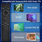 Replacement for Samsung Smart TV Remote,Voice Control Compatible with 2022 BN59-01385A,for Most 2018 to 2022 Smasung Crystal UHD QLED The Frame QLED 4K 8K Smart TVs