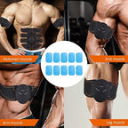 50 Pcs/25 Pack Gel Pads for Abs Stimulator Ab Trainer Replacement Gel Sheet for EMS AB Stimulator Gel Pad for All Abdominal Belts Muscle Stimulator Ab Toner