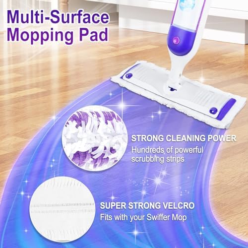 20 Pack Disposable Mopping Pads Refills for Swiffer PowerMop,Compatible with Swiffer Power Mop Refills, Multi-Surface Mop Pad Replacement for Floor Cleaning