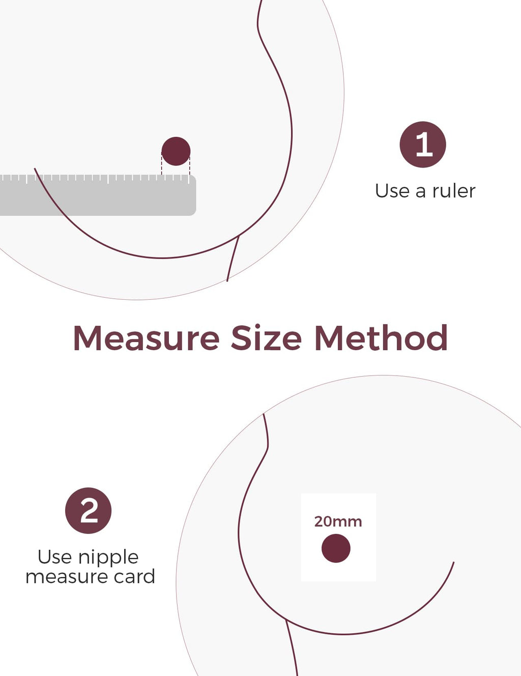 Momcozy M5| M6| M9 Original Replacement Accessories, Food-Grade Silicone & BPA Free, Original Breastfeeding Parts, Inserts 17mm, 4 Pack