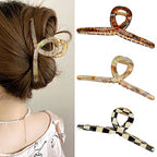 Hair Claw Clips Big Hair Claw Butterfly Hair Claw for Women Acetate Metal Hair Clamps 4.7" Large Hair Accessories for Women and Girls 3 Pcs