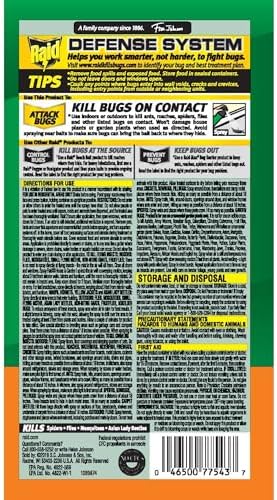 Raid House & Garden Insect Killer Spray, Orange Scent 11 Ounce (Pack of 1)