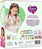Headband Making Kit for Girls - Make Your Own Fashion Headbands for Kids - DIY Hair Accessories Set - Arts & Crafts Easter Gift for Ages 5-12 Year Old Girl - Little Children's Art & Craft Gifts