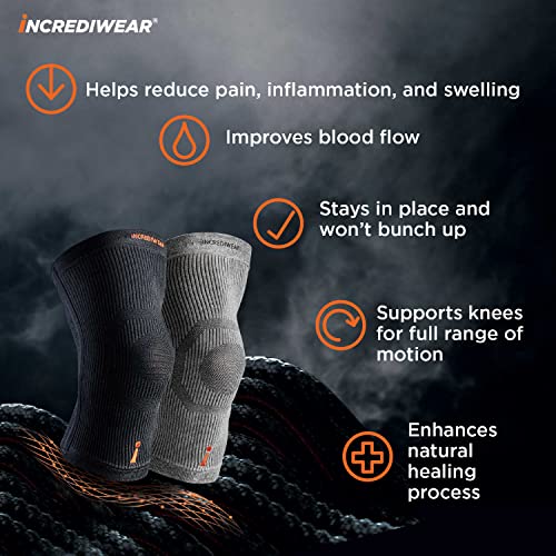 INCREDIWEAR Knee Sleeve, Grey, XL