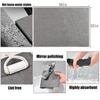 KTT Thickened Magic Cleaning Cloth,Reusable Microfiber Cleaning Cloth.Lint Free Cloth for Home,Window,Mirror Glass and Cars.(12" x 16",5 Pack)