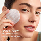 First Aid Beauty - Facial Radiance Pads with Gycloic & Lactic Acids – Daily Exfoliating Pads with AHA that Help Tone & Brighten Skin – Makeup Prep Pads - Compostable for Daily Use – 28 Pads