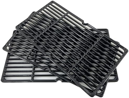 Direct store Parts DC113 Cast Iron Cooking grid Replacement for Charbroil 463247209, 463247310, 463248208, 463224912, 463231711, for Cuisinart, Tuscany Gas Grill, set of 3, 18 1/8" x 30" Total