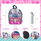 L.O.L. Surprise! Makeup Filled Backpack Set, Including Lip Balm, Nail Polish, Nail File, Hair Bows, and Other Accessories, Perfect for Parties, Sleepovers and Makeovers, Ages 3+, by Townley Girl