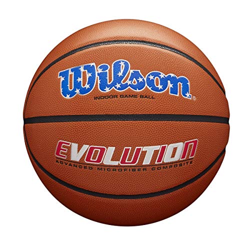 WILSON Evolution Indoor Game Basketball - USA - Size 6 - 28.5"