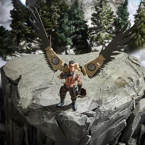 G.I. Joe Classified Series #139, CHIP Raptor Talon & General Ledger, Collectible 6 Inch Action Figure & Pet with 7 Accessories; Articulated Wings