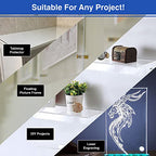 Duco Clear Cast Acrylic Sheet 1/8 Inch Thick 24" X 48" - Pack of 1 Cut to Size, Thin, Clear Acrylic Sheet - Transparent Plexiglass Panel for DIY Crafts, Window Replacements, Signs, Displays, & More