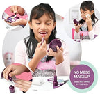 Little Girls Purse with Accessories and Pretend Makeup for Toddlers - My First Purse Set Includes Handbag, Phone, Wallet, Play Makeup and More Pretend Play Toys for Girl Age 3 +