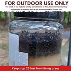 10 Pack Fly Trap Bait Refills, Reusable Fly Bait, 10 * 30g Natural Fly Bait Refill Packets Killer for Reusable Fly Traps Outdoor, Fly Attractant for Ranch Fly Traps Outdoor