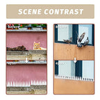 Grovind Birds Spikes Anti Climb Spikes Plastic Spikes to Defence Cat, Racoon and Small Animals Apply to Fences, Roof Keep Birds Away