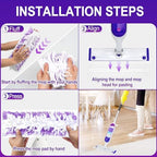 20 Pack Disposable Mopping Pads Refills for Swiffer PowerMop,Compatible with Swiffer Power Mop Refills, Multi-Surface Mop Pad Replacement for Floor Cleaning