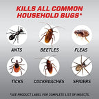 Ortho Home Defense Max Indoor Insect Barrier with Battery-Powered Sprayer, Kills Ants, Roaches, Spiders, Fleas and Ticks, 1.5 L.