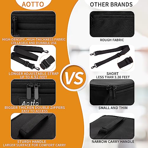 Portable Oven | 12V, 24V, 110V Food Warmer | Portable Mini Personal Microwave | Heated Lunch Box for Cooking and Reheating Food in Car, Truck, Travel, Camping, Work, Home | AOTTO