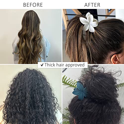 Flower Hair Clips for Women 2.8 Inch for Thick Thin Curly Hair Accessories, Cute Girl Gifts, Strong Hold, Decorative Matte Colors