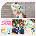 5 Pcs Kids Bonnet for Girls Silk Bonnet Sleeping Kid Baby Hair Bonnet Toddler Bonnet Wide Band Night Sleep Caps Colorful Night Hats Natural Hair