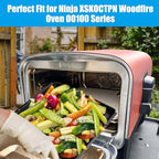 Non-Stick Griddle Plate for Ninja XSKOCTPN Woodfire OO100 Series,12” x 12” Cooking Baking Pan for Ninja Woodfire Outdoor Pizza Oven Grill Accessories, Pre-Seasoned