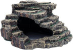 JIHAQUA Bearded Dragon Tank Accessories Extra Large Reptile Hideouts Cave Habitat Decor Bearded Dragon Clothes