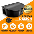 16 Pack - Mouse Bait Stations – Mice, Moles or Small Rodent Traps – Reusable Indoor Rodent Control