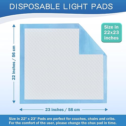 SOFYFINE Incontinence Bed Pads Disposable Adult 22"x23" (150 Pcs), Absorbent Nursing Underpads Women Postpartum Chucks Waterproof Pee Pad for Elderly Baby and Puppy