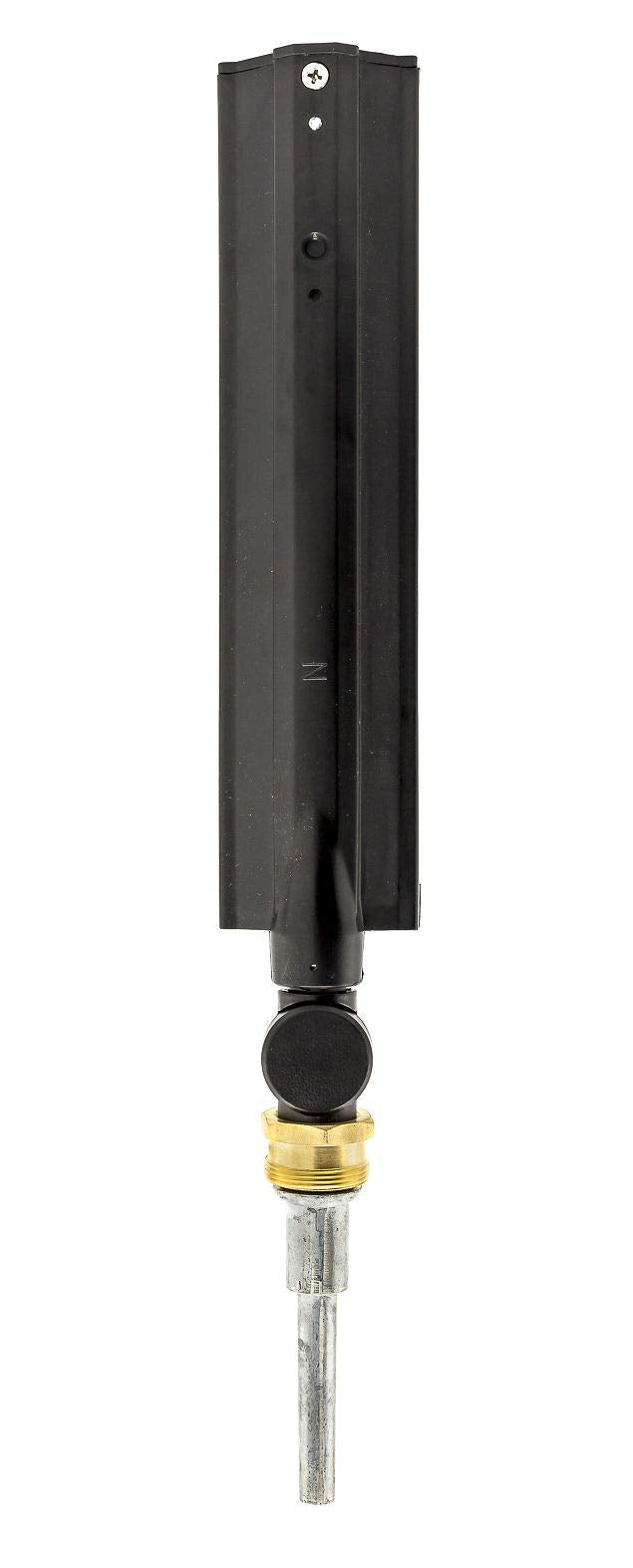 WGTC Thermometer AS5H936 9" Scale, 3-1/2" Stem Length, 20/180°F Temperature Range Blue Spirit Filled Industrial Thermometer with ABS Case, and Adjustable Angle Stem