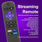 Replacement OEM RC-FA5 / RC-GZ1 Universal Streaming Stick Remote Control for Roku Stick RC-GZ1. with Voice. Works with HDMI Streaming Stick, Streaming Players, TVS. Replaces RC-GZ1. [RF]