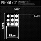 WINGS Tic Tac Toe Spinner Target Air Guns Targets for Shooting Practice Durable BB Rifles Competition Game