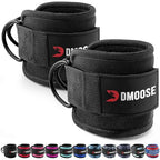DMoose cable kickback ankle strap - One Size Fit with Premium Padding, ankle cuff, Ankle Cable Straps for Workout, Booty Workouts, Leg Extension, Hip Abductors