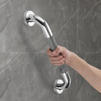 Grab Bars for Shower, 1 Pack 16-Inch Anti Slip Shower Handles for Elderly, Safety Shower Grab Bar, Stainless Steel Handicap Grab Bars for Bathroom (Polished Nickel 1" Diameter)