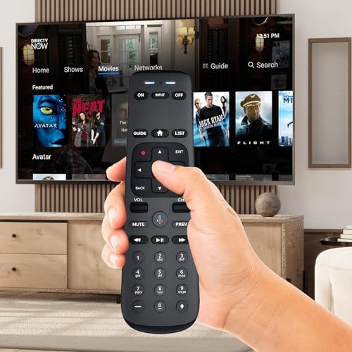 DirecTV AT&T TV Now RC82V 2nd Generation Gemini Stream Voice Recognition Replacement Remote Control, Compatible with C71KW-200 & C71KW-400 Osprey Receiver Set-Top Boxes - Requires Compatible Receiver