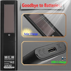 Upgraded BN59-01385A Solar Rechargeable Voice Remote Control Replacement for Samsung Smart TV – Solar Cell, Voice & Bluetooth Plus USB-C Charging for Neo QLED, The Frame, and Crystal 4K/8K UHD