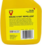 Victor M809 Mouse and Rat Repellent Natural Peppermint Non-Toxic Spray for Indoor and Outdoor Use Ready to Use – 32 fl oz