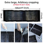 CREPLOSL 3 Pack Sticky Mouse Trap Rat Sticky Traps Extra Large Mouse Traps Indoor for Home Work for Trapping Snakes Rats Spiders Roaches & Other Rodents (47.2x11 inch)