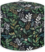 Kitchen Small Appliance Dust Covers Green Leaf Compatible 6 Quart Pressure Cooker Air Fryer Round Cover Protective Cover for Instant for Pot and Extra Accessories Home Decor