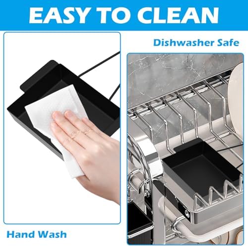 Grill Drip Pan for Nexgrill 720-0830X 720-0830H 720-0888 720-0888S 720-0896B 720-0896 Grease Tray Replacement Pars for Cuisinart CGG-7400 with 15 Pack Aluminum Foil Liners