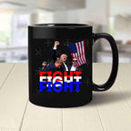 Assassination Attempt on Trump Rally Incident Mug,Custom Mug, Support Trump 2024, Election Mug Trump,Fight 2024 Mug,Trump Merchandise