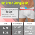 BLITZU Sacroiliac Hip Belt for Women and Men, Waist Trochanter Brace that Eases Sciatic, Chronic Lower Back Pelvic, Leg and Sacral Nerve Pain Caused by Si Joint Dysfunction S-M