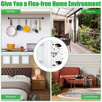 Flea Trap Refill Discs Sticky Traps Fly Trap Refill Glue Board Refills Trap Double Layer Adhesive Nontoxic Odorless Pest Control Traps Replacement Sticky Glue Pads 7.1 Inch for Bugs Flies (60 Pcs)