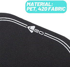 SUPVOX 2 Pcs Bass Drum Single Pedal Patch: 6.1 x 3.5 Inch Self-adhesive Drumhead Mute Pad - Percussion Instrument Accessories, Black Drum Patch for Replacement Kick Drum